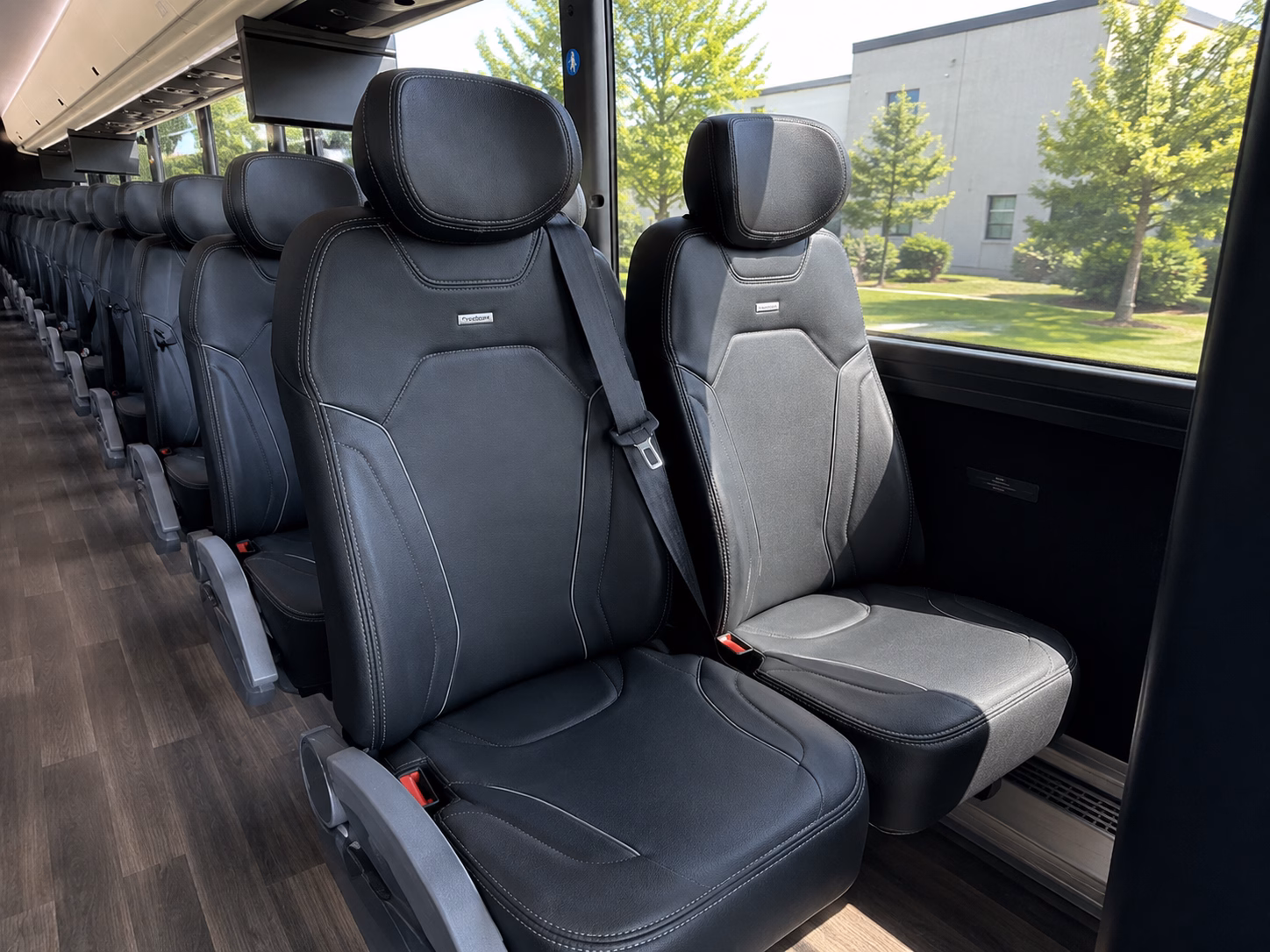 rapid city charter bus interior