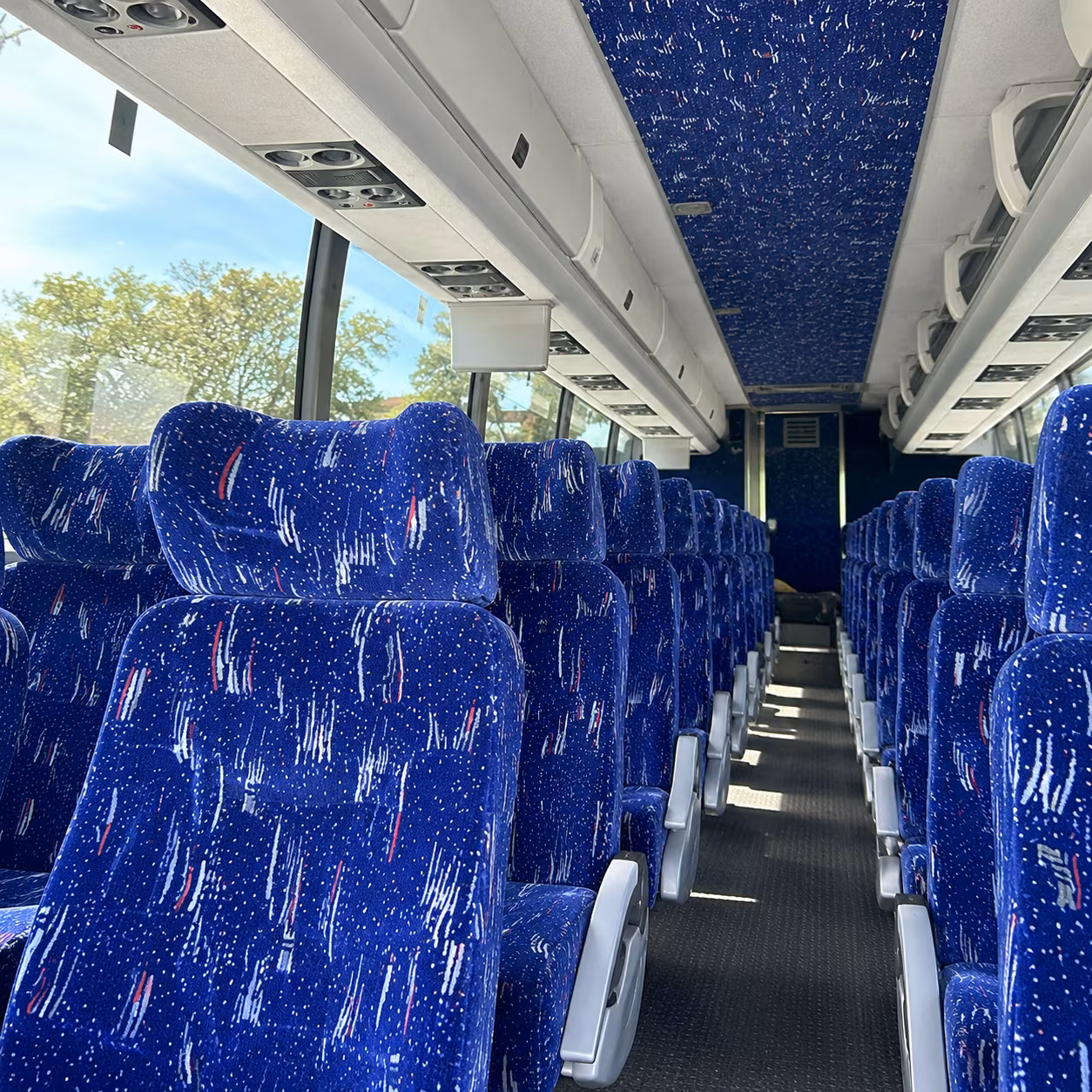 rapid city charter bus services interior